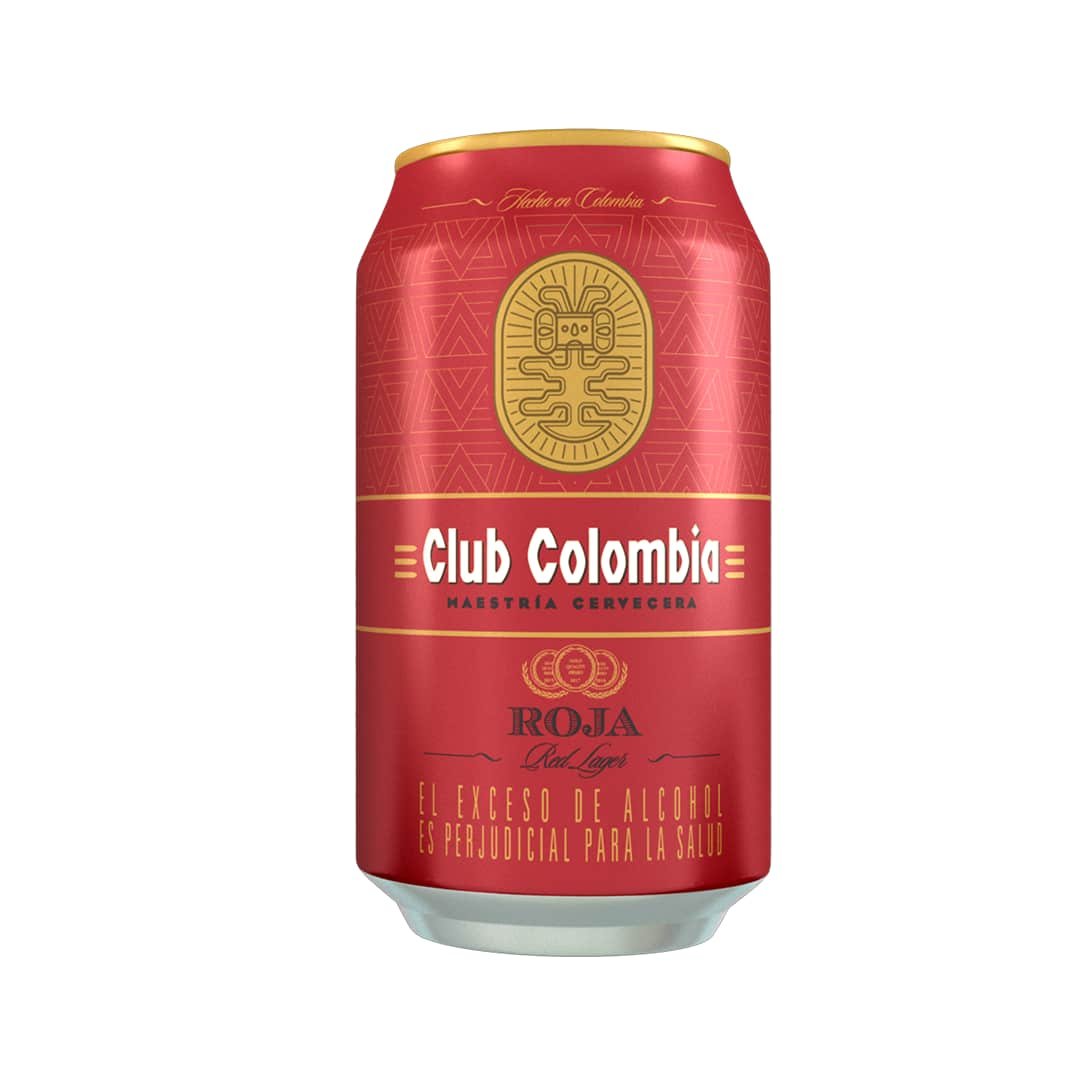 Cerveza Club Colombia Roja lata 330ml - Licores Junior