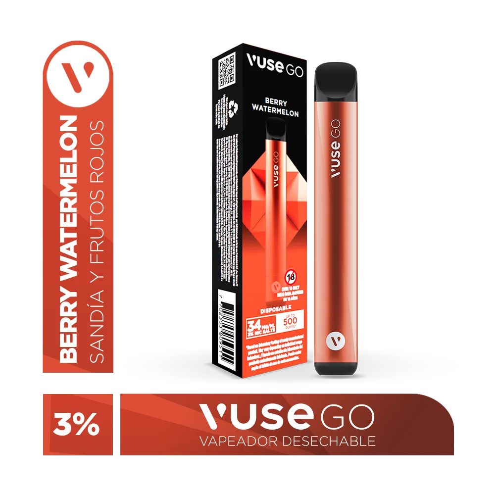 vuse go case Vape Vuse Go Berry Watermelon Sandía y Frutos Rojos 3% -