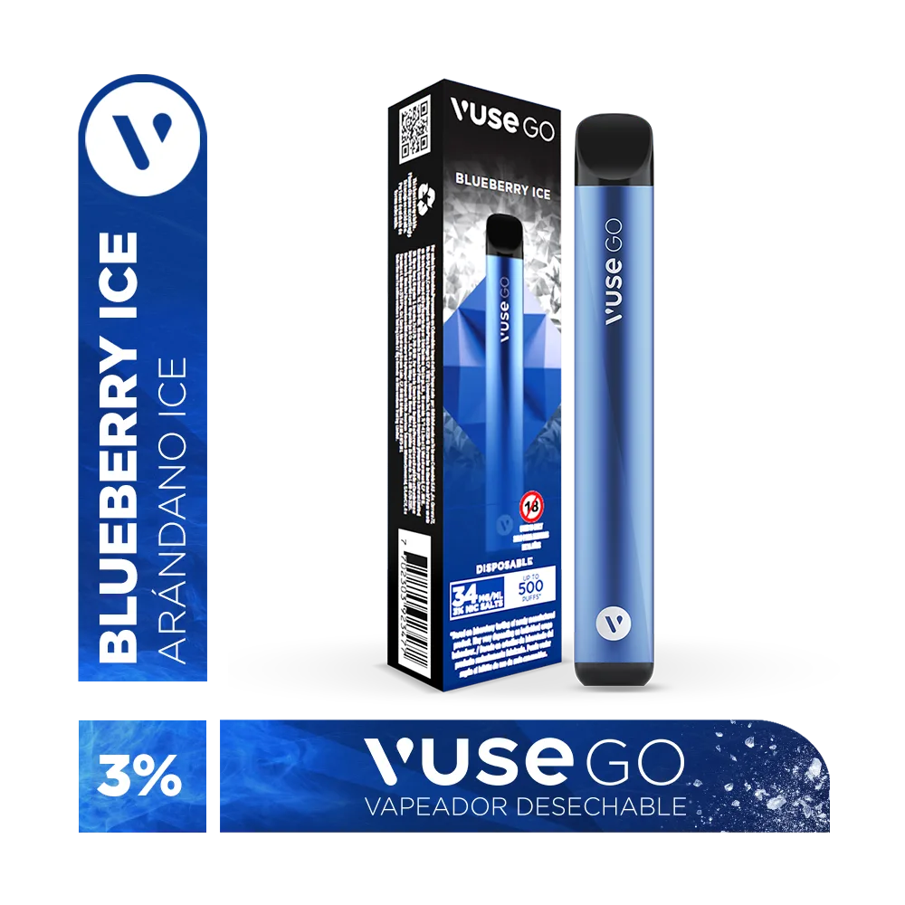 vuse go sin nicotina Vape Vuse Go Bluberry Arándanos 3%