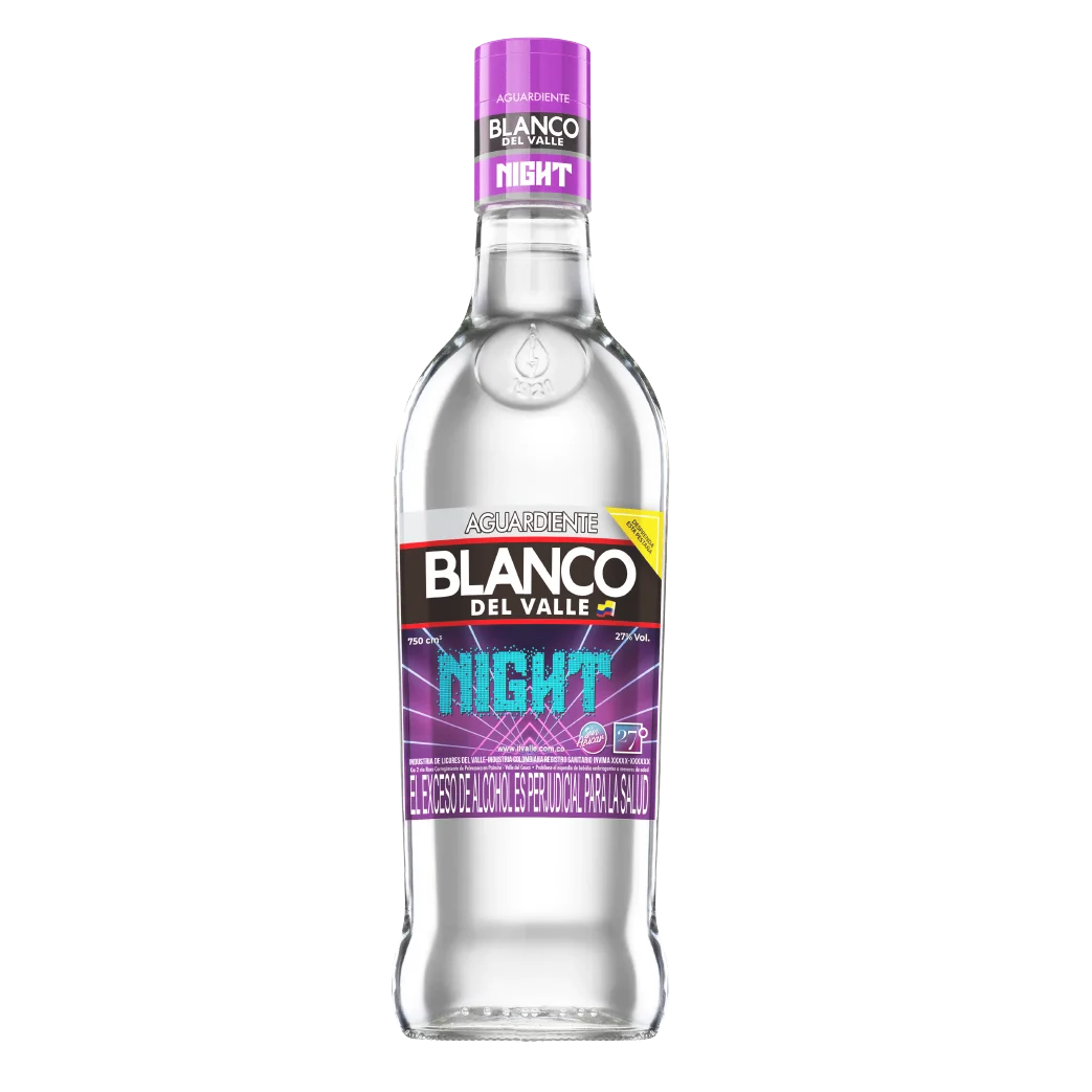 Aguardiente Blanco Night 750ml