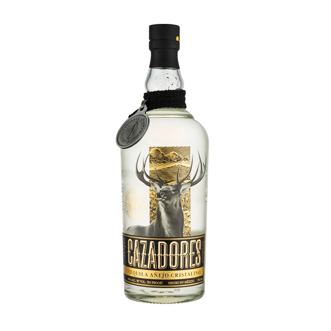 Tequila Cazadores Añejo Cristalino 750ml