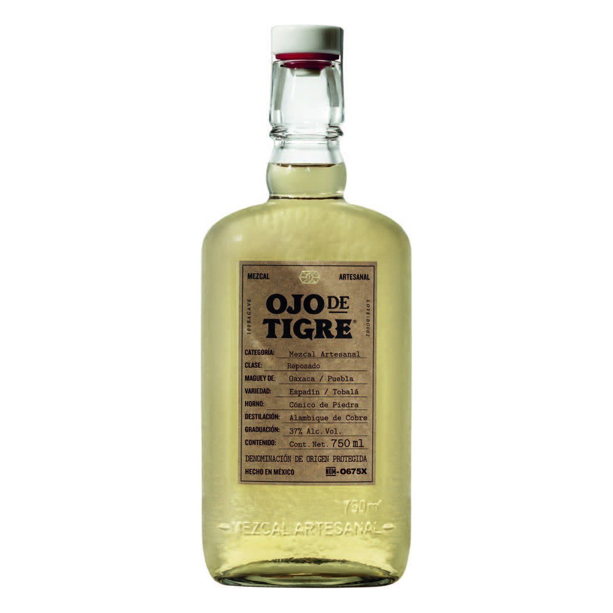 Mezcal Artesanal Ojo de Tigre Reposado 750 ml